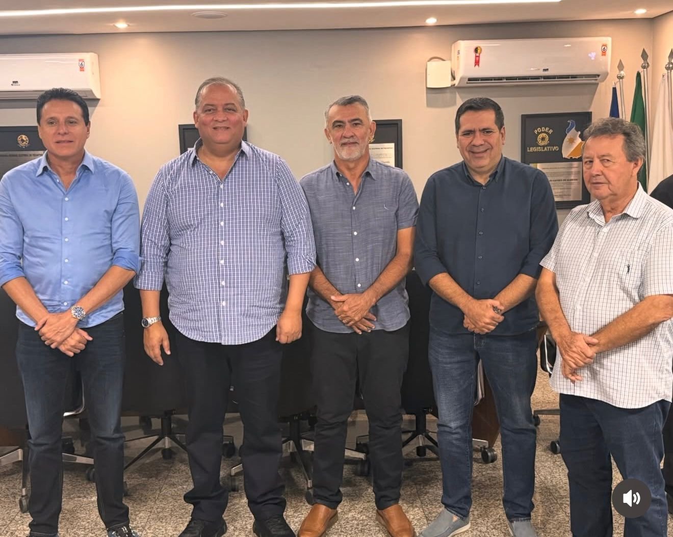 Encontro entre Eduardo Gomes e presidente Amélio na Aleto reforça diálogo institucional