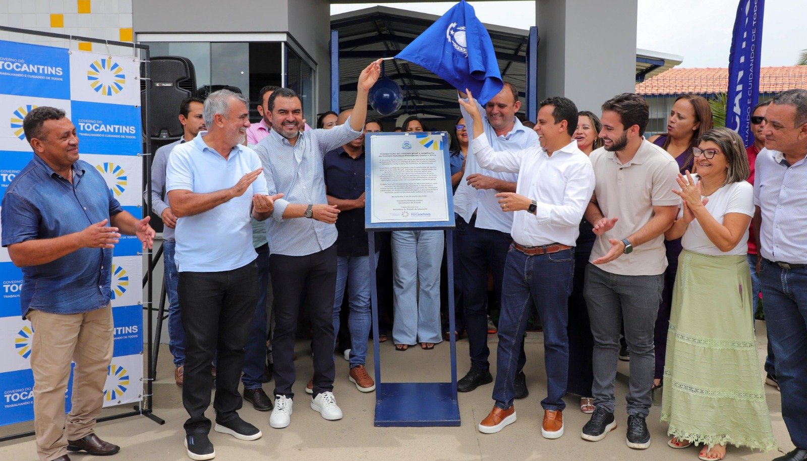 Governador Wanderlei Barbosa entrega obras de revitalização em escolas estaduais de Barrolândia com mais de R$ 5,6 milhões investidos