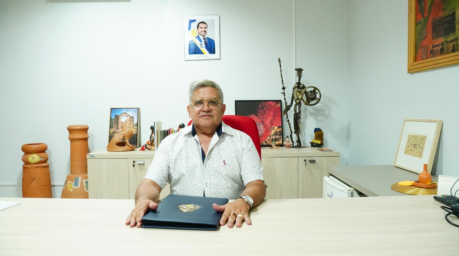 Governador Wanderlei Barbosa indica Adolfo Bezerra de Menezes como novo secretário de Estado da Cultura.
