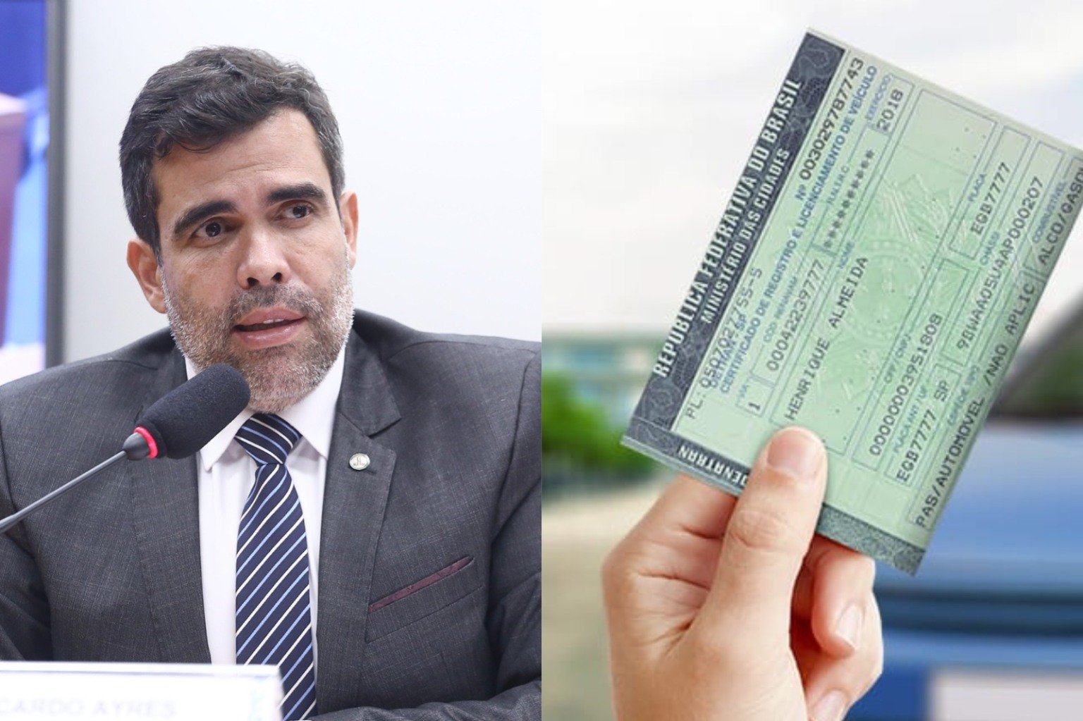 Ricardo Ayres apresenta PEC que reduz IPVA a 1% do valor do veículo