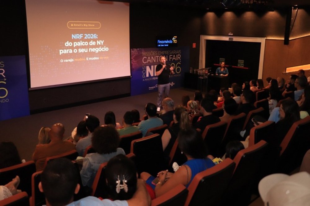 CMEG, Fecomércio e Sebrae oferecem evento sobre missões empresariais e tendências globais para comerciantes do Tocantins
