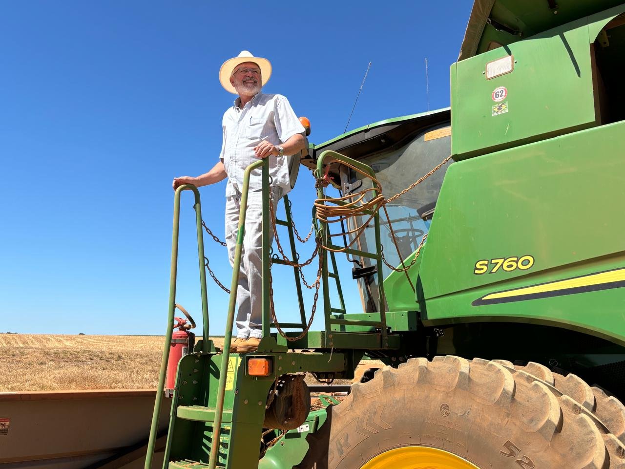 João Damasceno de Sá Filho (Aprosoja TO) concorre ao Prêmio Personagem Soja Brasil 2025/26.