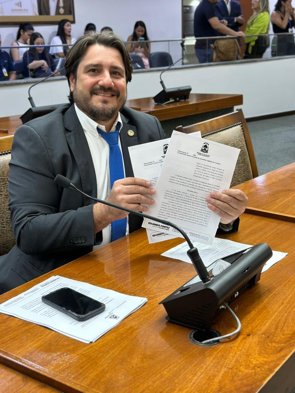 Deputado Eduardo Fortes destaca R$ 800 mil para obras em Palmeirópolis e São Salvador (TO)