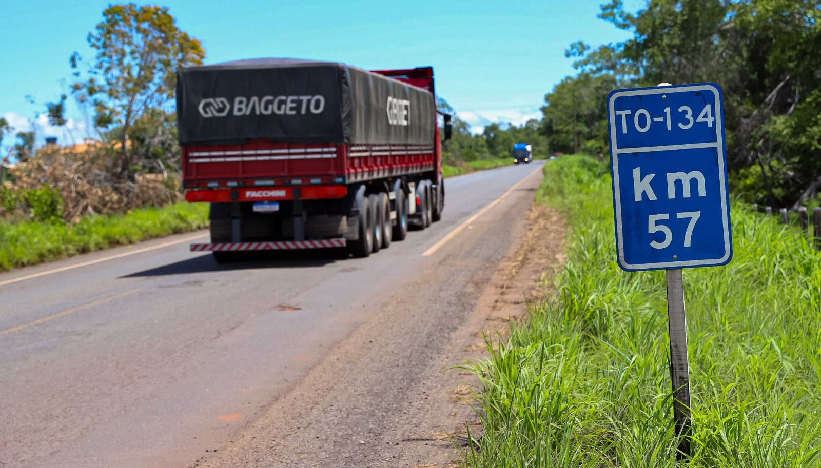 Desenvolvimento no Bico do Papagaio através da obra histórica da TO-134, autorizada pelo Governo do Tocantins.