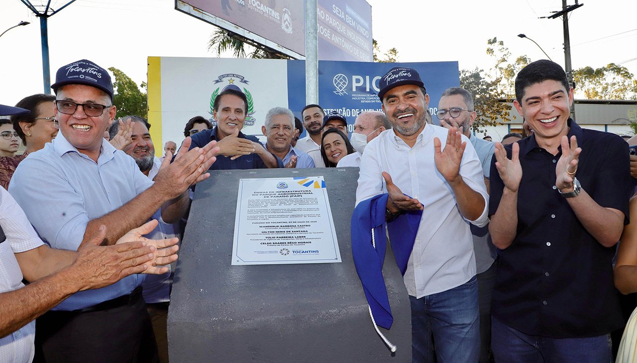 Entrega de obras no Parque Agroindustrial de Paraíso impulsiona desenvolvimento econômico do Vale do Araguaia pelo Governo do Tocantins