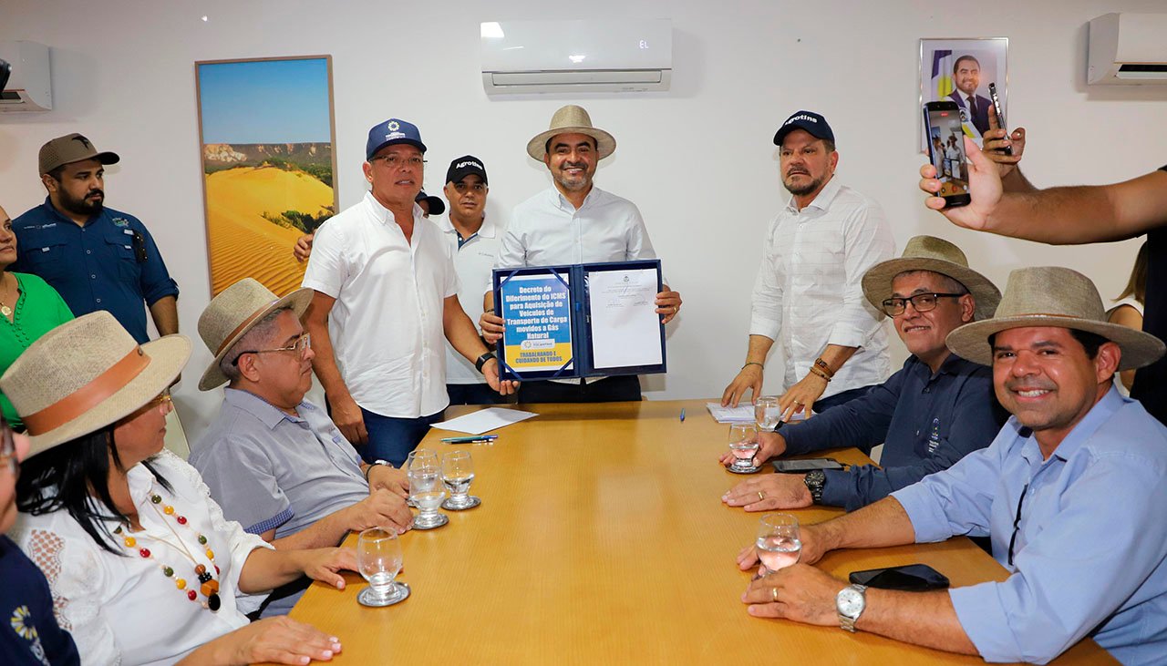 Governador Wanderlei Barbosa lança decreto com diferimento do ICMS na compra de veículos movidos a GNV.