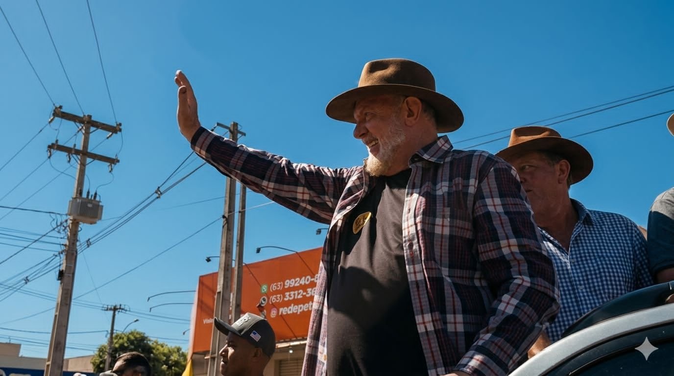Mauro Carlesse reafirma vínculo com Gurupi em cavalgada que une cultura e agricultura tocantinense.