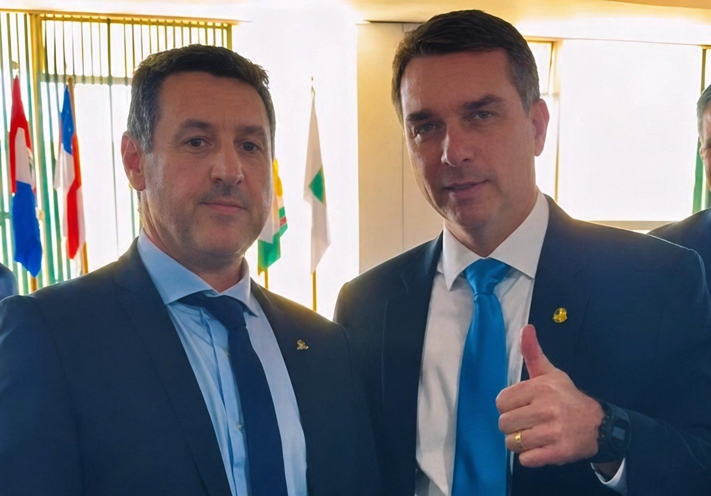 Pré-candidato à presidência Flávio Bolsonaro indica viagem ao Tocantins após encontro com aliado local