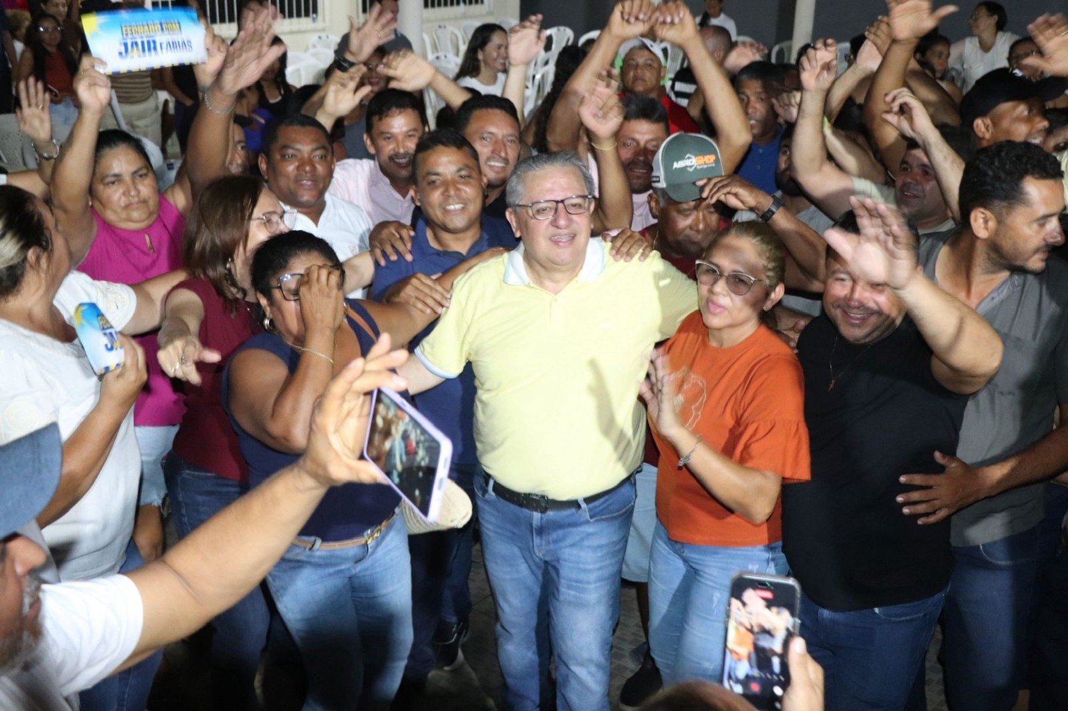 Lideranças se reúnem com Jair Farias em Sítio Novo do Tocantins para apoiar pré-candidaturas de Dorinha, Eduardo Gomes e Gaguim.