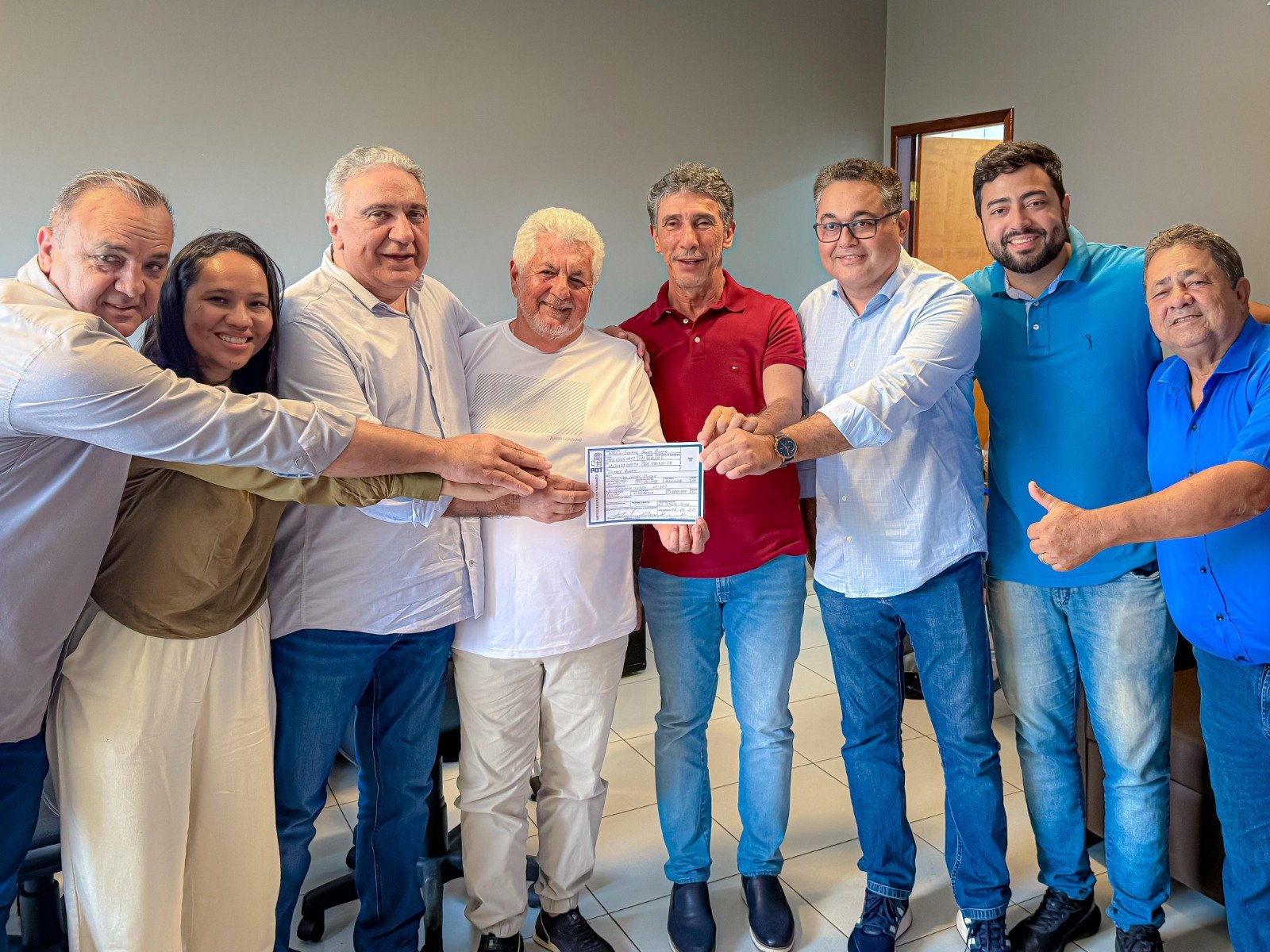 Stalin Bucar ingressa no PDT com Laurez Moreira e reforça projeto de mudança no Tocantins