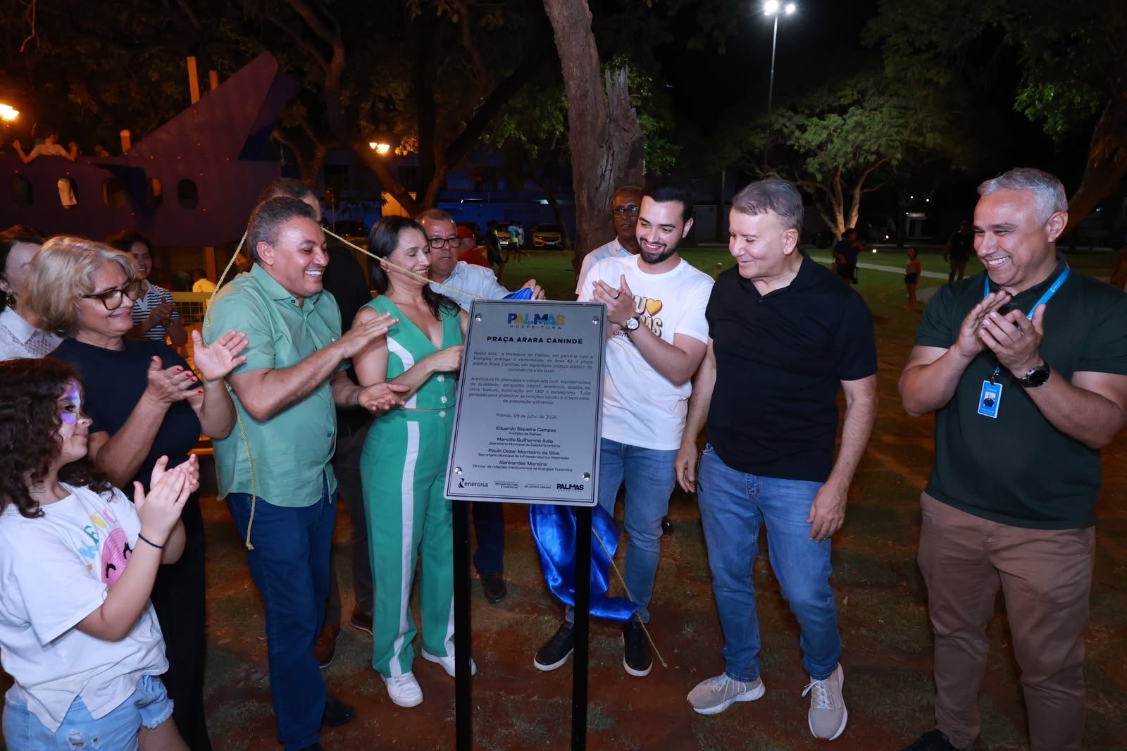 Energisa destina R$ 400 mil para renovar a Praça da 405 Sul em Palmas