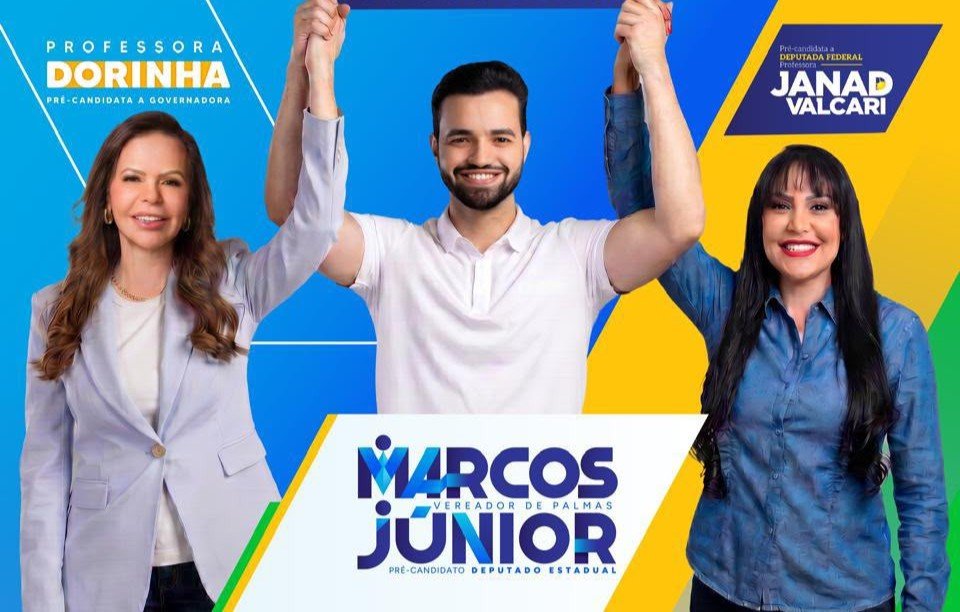 Marcos Júnior anuncia pré-candidatura a estadual com Janad Valcari e Dorinha na sexta-feira, 10.