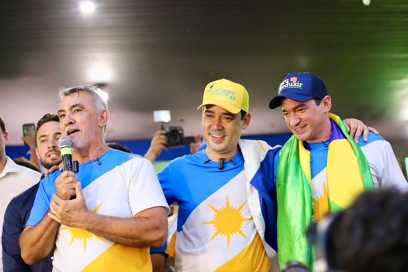 Vicentinho, Amélio e Alexandre preparam evento político em Araguaína para o dia 8 e discutirão proporções.