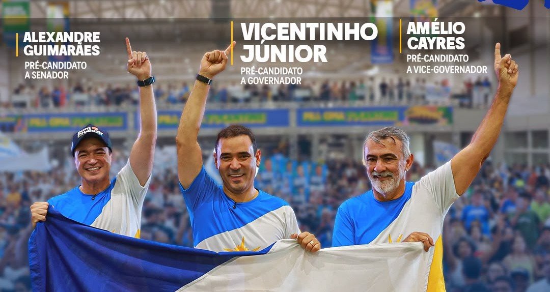 Vicentinho Júnior lança pré-campanha em Augustinópolis nesta quinta-feira, 16