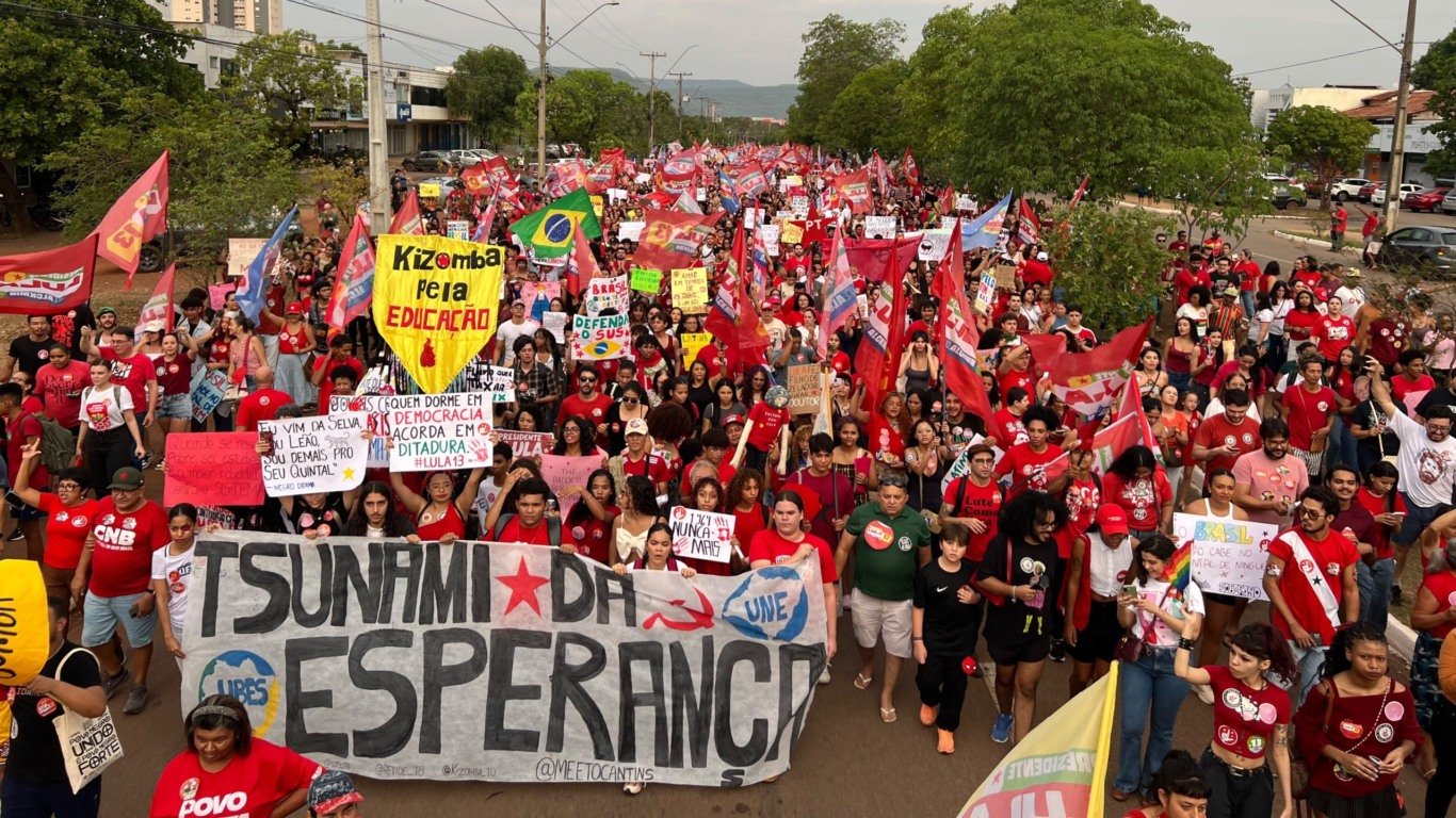 PT Tocantins: Carreatas e atos marcam reta final do 2º turno em Palmas e 14 cidades